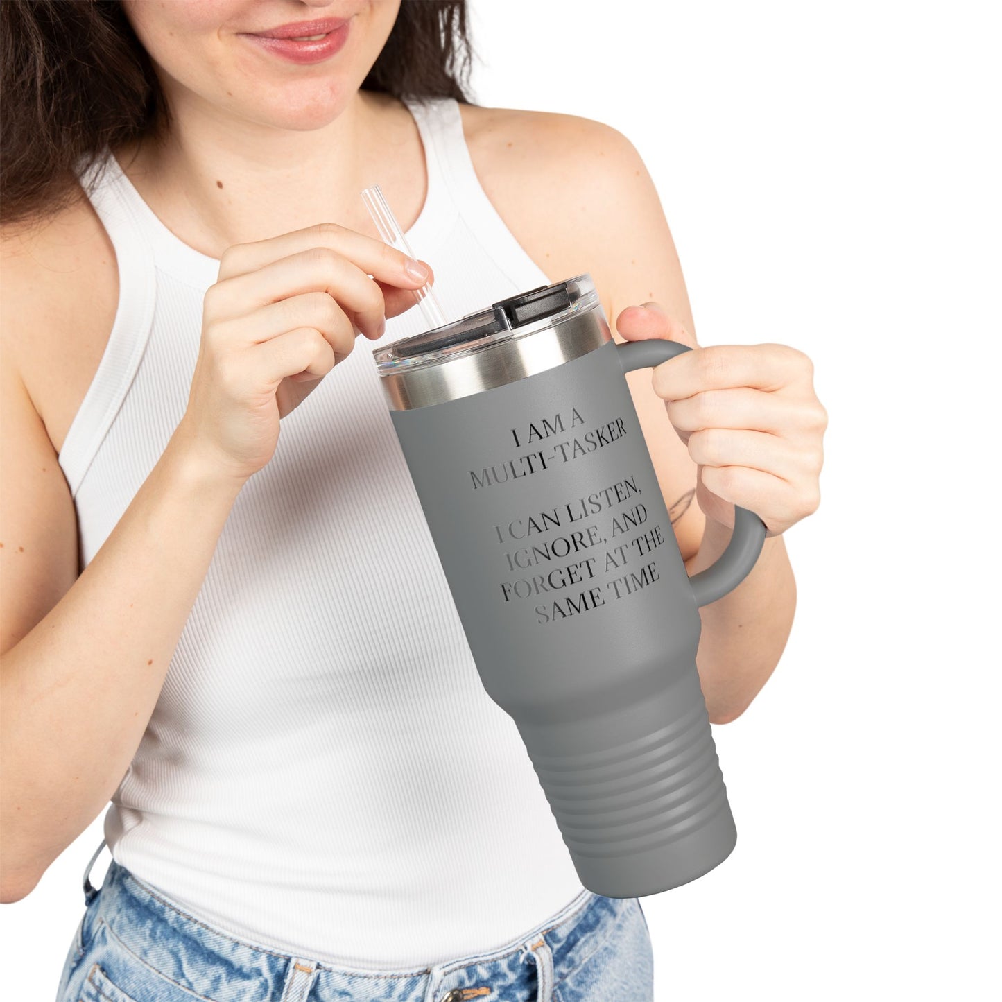 Multi-Tasker Insulated Travel Mug
