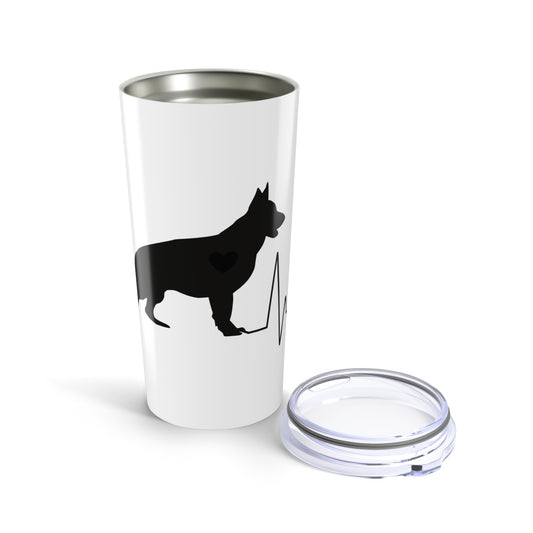 My Heart Beats For German Shepherds Tumbler
