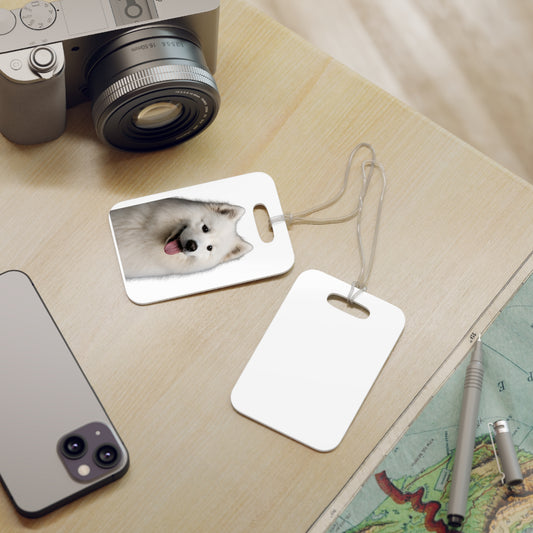 Samoyed Head Luggage Tag