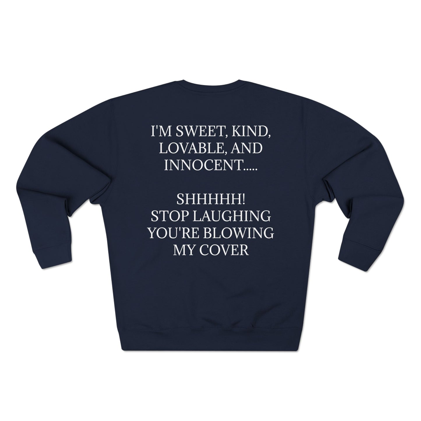 Blowing My Cover Unisex Crewneck Sweatshirt