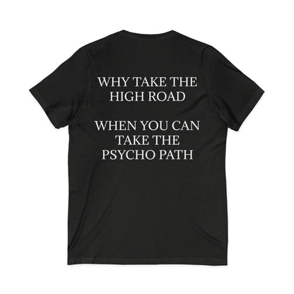 Psycho Path Unisex Short Sleeve V-Neck Tee