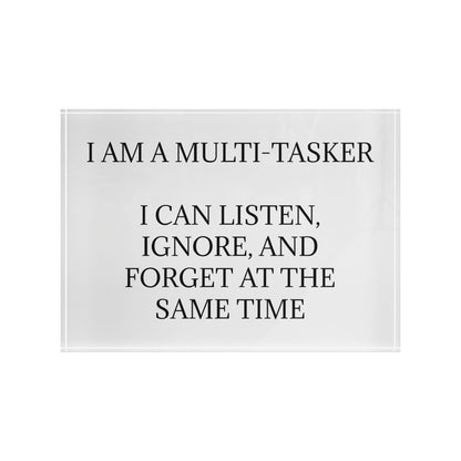 Multi-Tasker Acrylic Photo Block