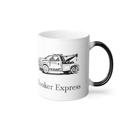 H**ker Express Wheel Lift Tow Truck Color Changing Mug