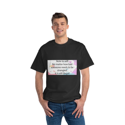 Note To Self Men's Short-Sleeve Crewneck Tee