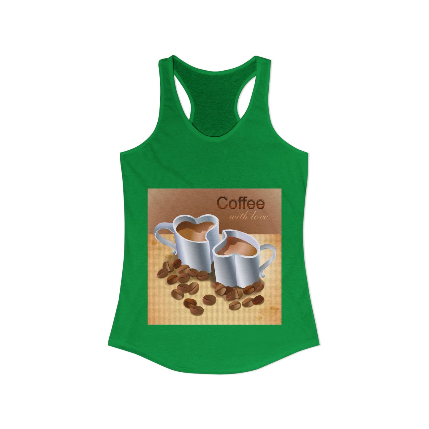 Coffee With Love Women's Racerback Tank