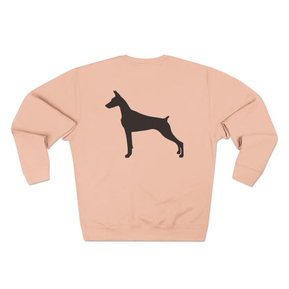 Doberman Silhouette Unisex Crewneck Sweatshirt