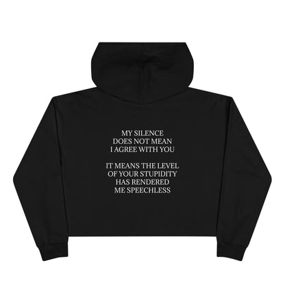 Speechless Women's Crop Hoodie