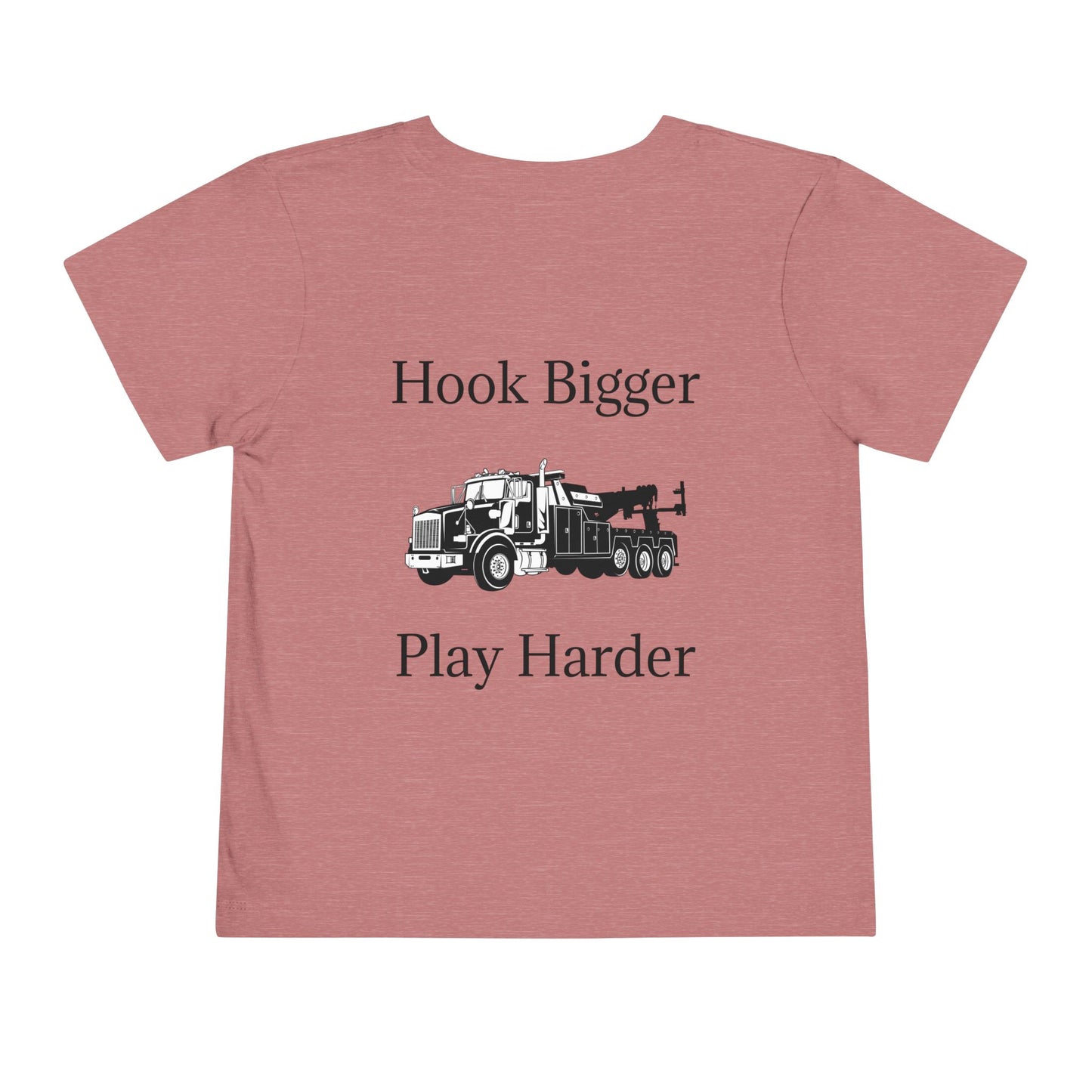 Hook Bigger Toddler Unisex Short Sleeve Crewneck Tee