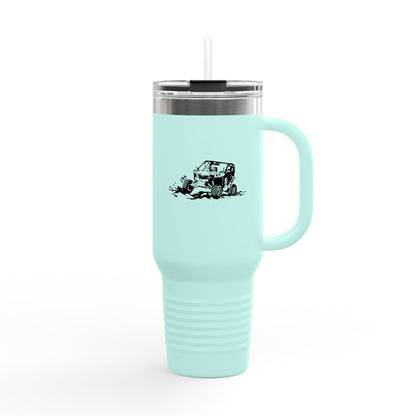 Slinging Mud Side By Side Insulated Travel Mug
