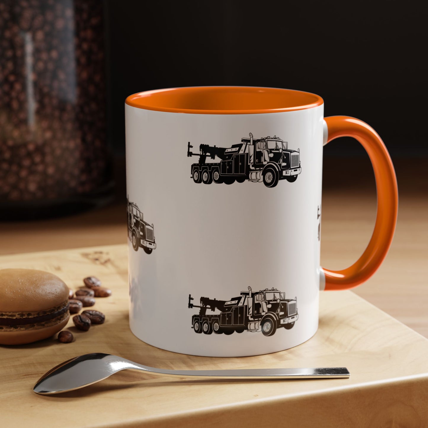 Heavy Tow Truck 2-Tone Coffee Mug
