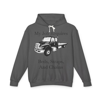 Beds, Straps, And Chains Unisex Lightweight Hoodie