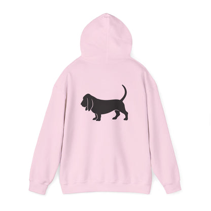 Basset Hound Silhouette Unisex Hoodie
