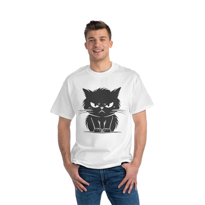 Angry Cat Men's Short-Sleeve Crewneck Tee