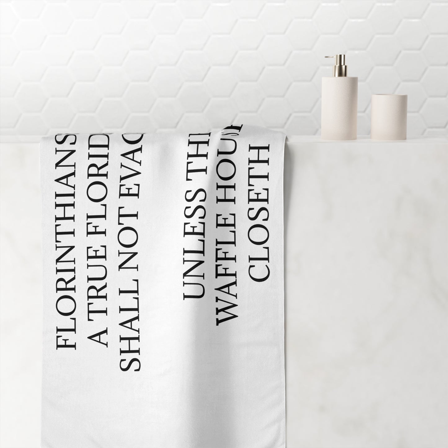 Florinthians 6:12 Mink-Cotton  Beach Towel