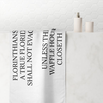 Florinthians 6:12 Mink-Cotton  Beach Towel