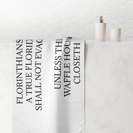 Florinthians 6:12 Mink-Cotton  Beach Towel