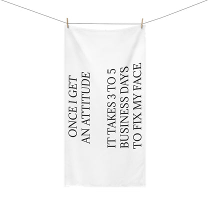 Fix My Face Mink-Cotton  Beach Towel