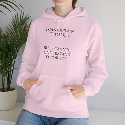 I Cannot Understand It For You Unisex Hoodie