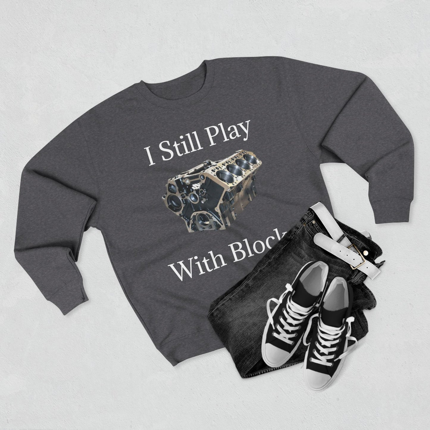 Play With Blocks Unisex Crewneck Sweatshirt