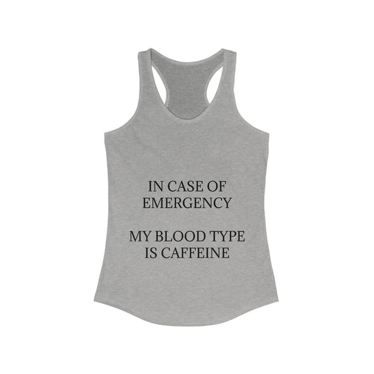 Blood Type Women's Racerback Tank