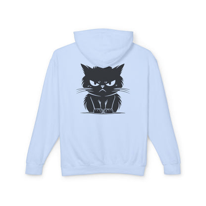 Angry Cat Unisex Lightweight Hoodie