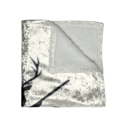Hunting/Fishing Crushed Velvet Blanket