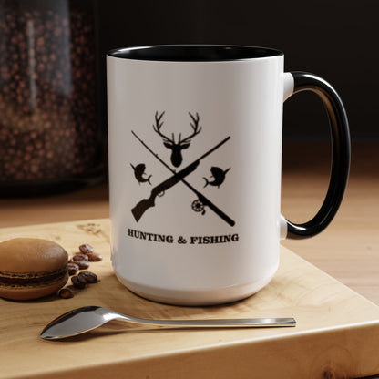 Hunting/Fishing 2-Tone Coffee Mug