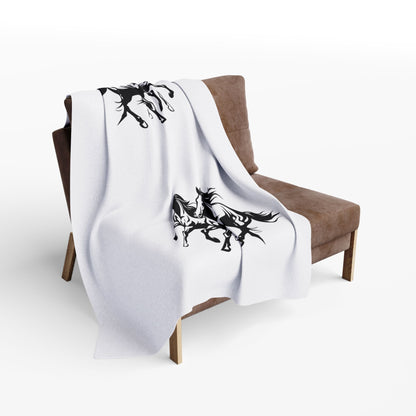 Horsin' Around Arctic Fleece Blanket