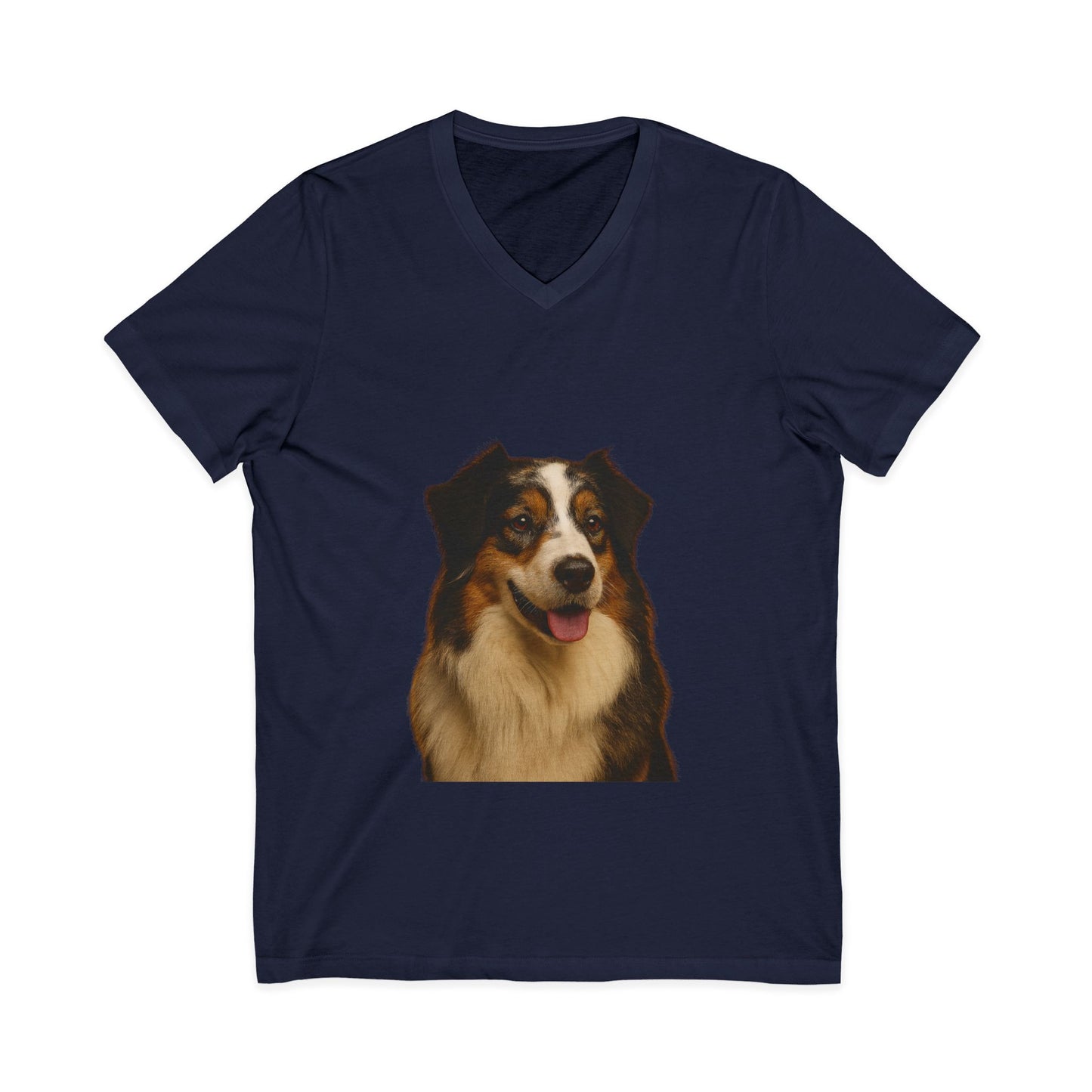 Aussie Head Unisex Short Sleeve V-Neck Tee