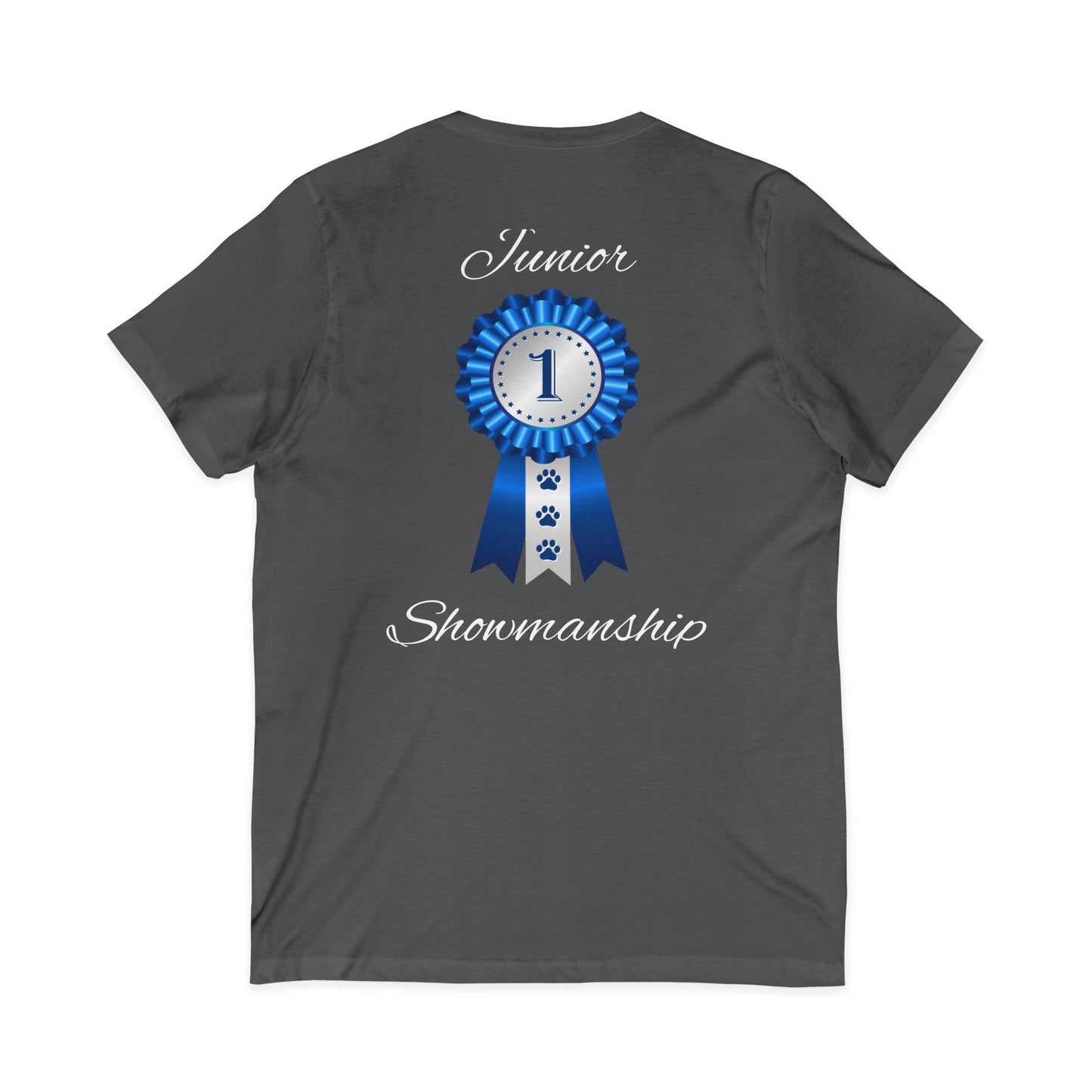 Junior Showmanship Unisex Short Sleeve V-Neck Tee