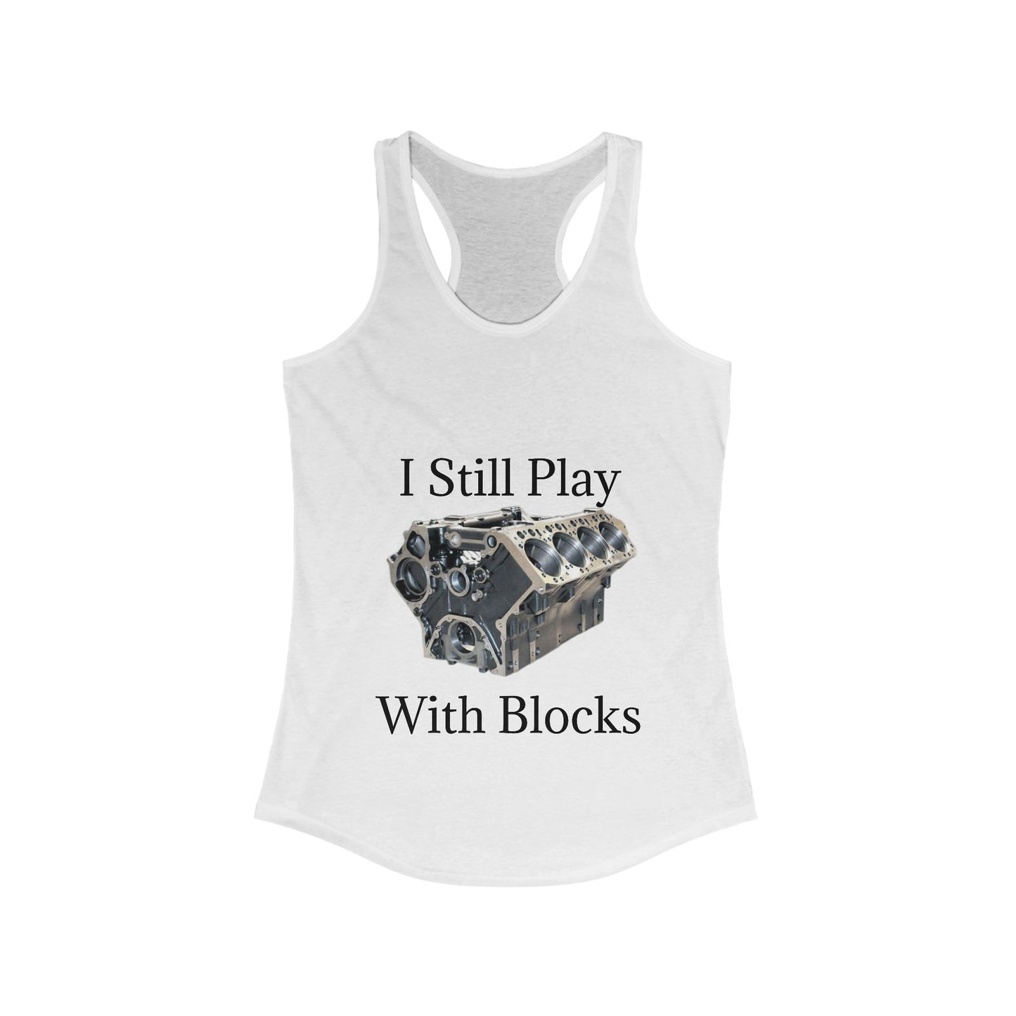 Play With Blocks Women's Racerback Tank