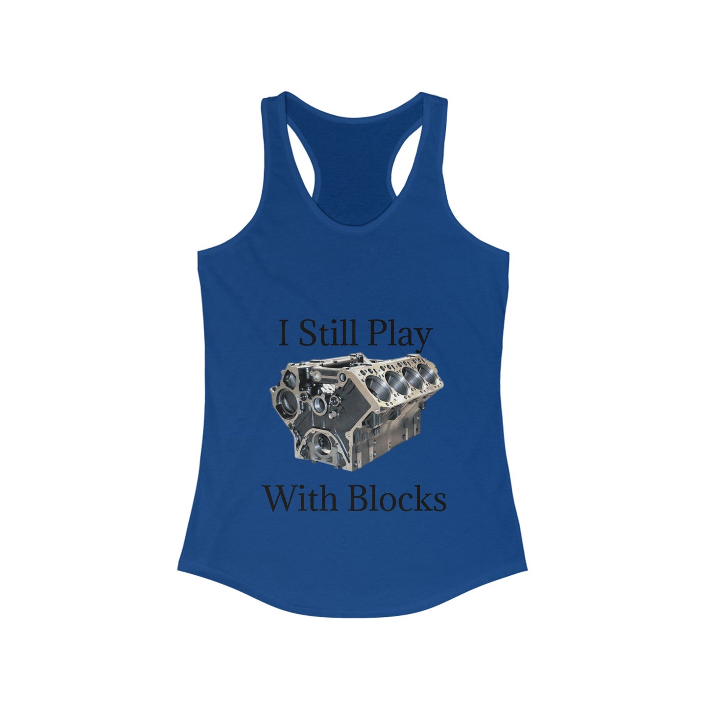 Play With Blocks Women's Racerback Tank