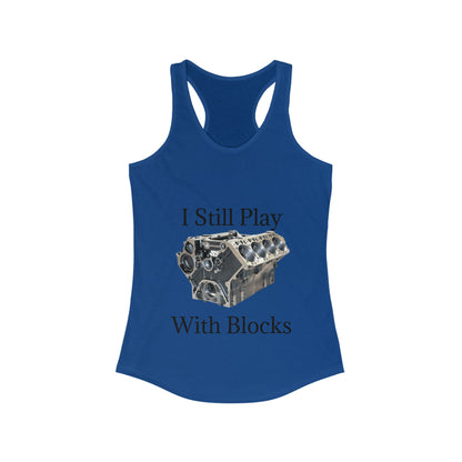 Play With Blocks Women's Racerback Tank