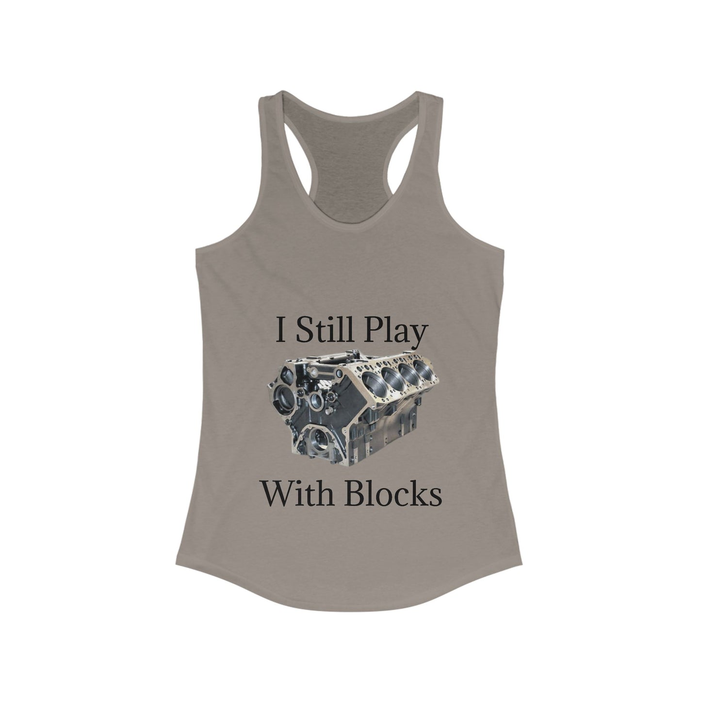 Play With Blocks Women's Racerback Tank
