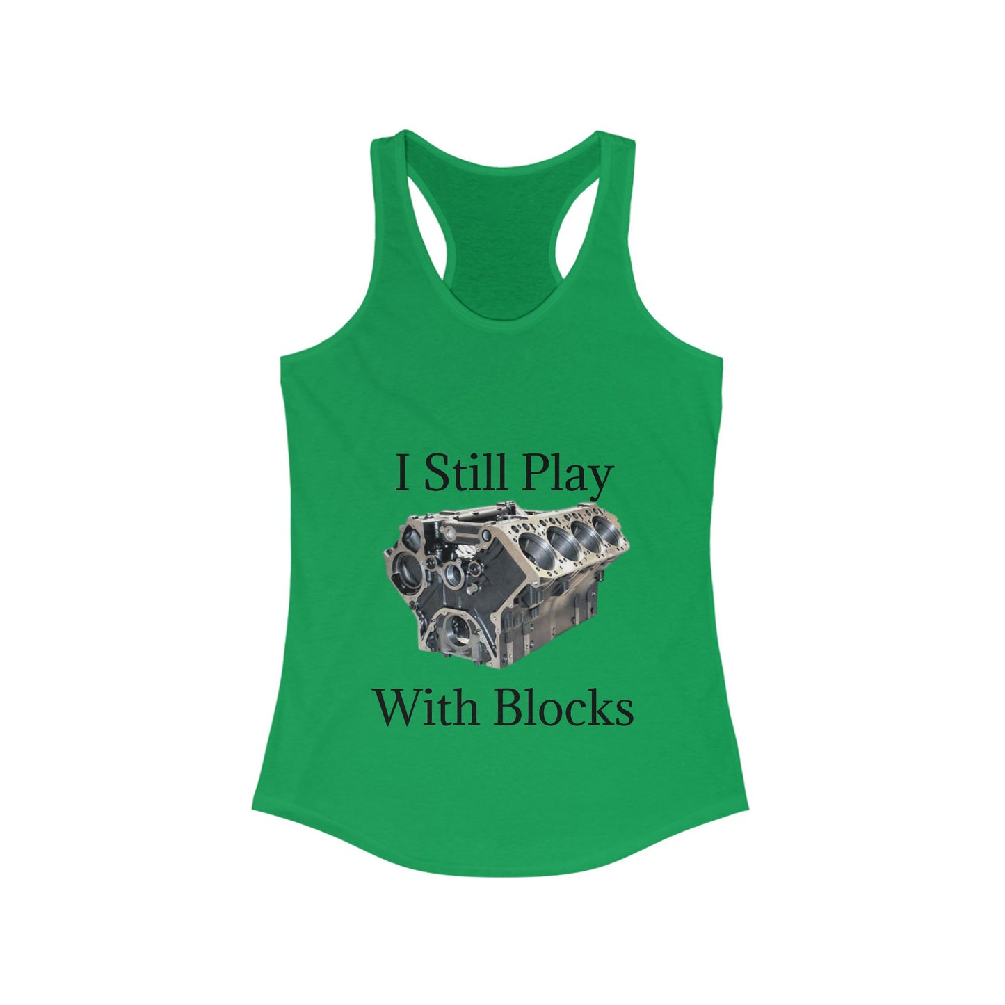 Play With Blocks Women's Racerback Tank