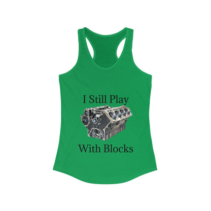 Play With Blocks Women's Racerback Tank