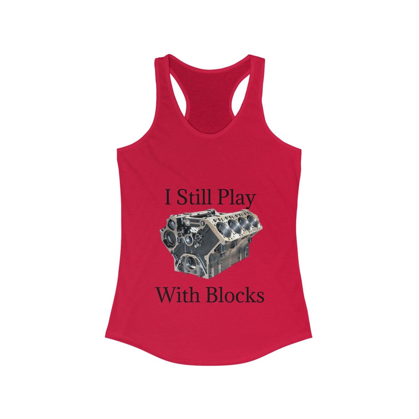 Play With Blocks Women's Racerback Tank