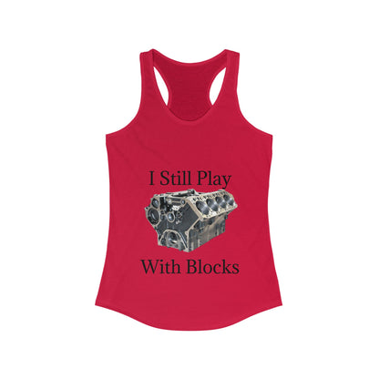 Play With Blocks Women's Racerback Tank