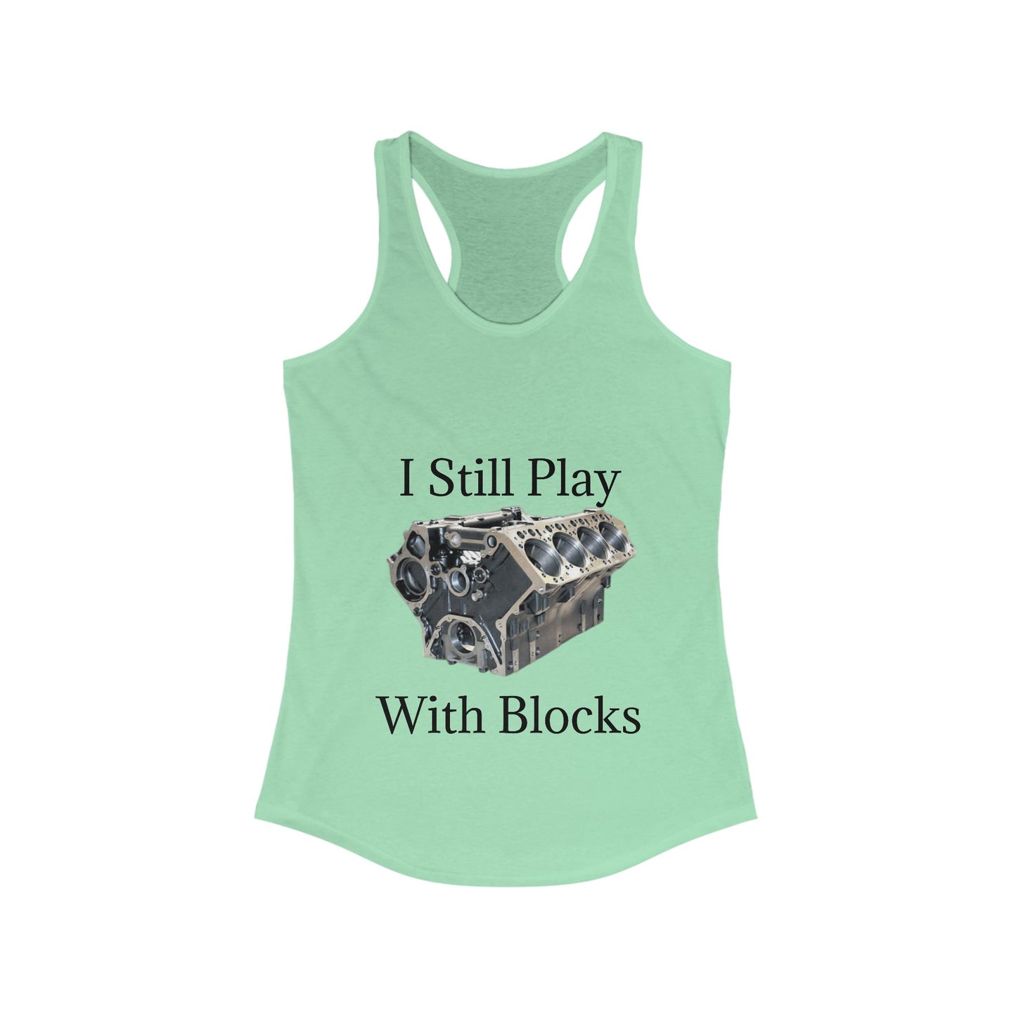 Play With Blocks Women's Racerback Tank
