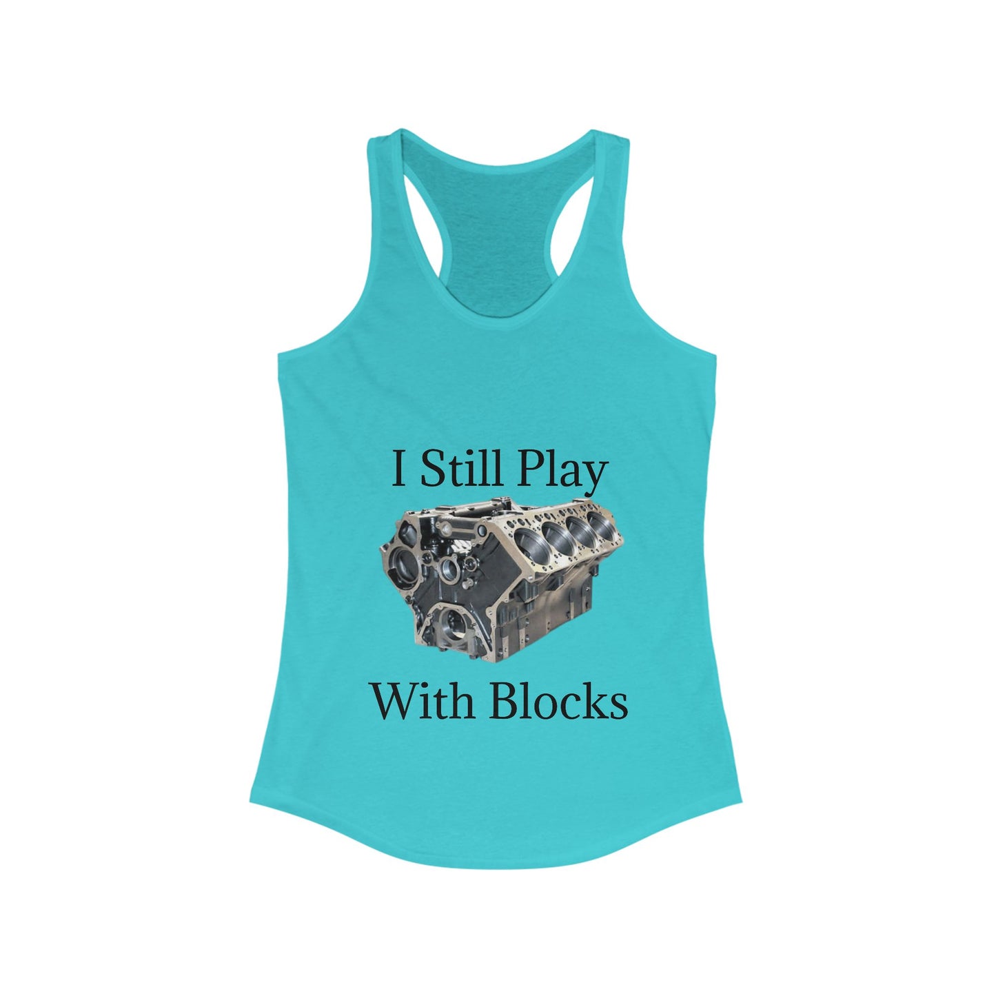 Play With Blocks Women's Racerback Tank