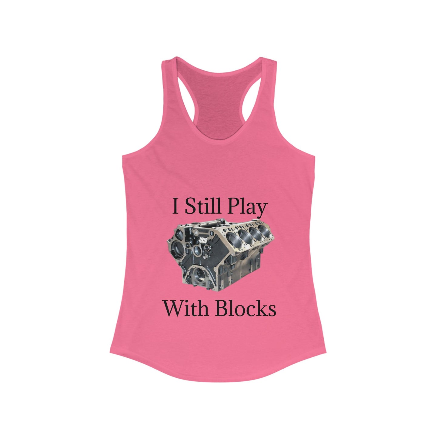 Play With Blocks Women's Racerback Tank