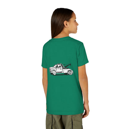 Wheel Lift Tow Truck Youth Unisex Short Sleeve Crewneck Tee