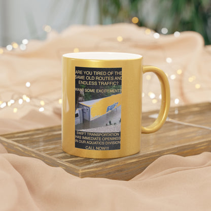 Swift Aquatics Metallic Coffee Mug