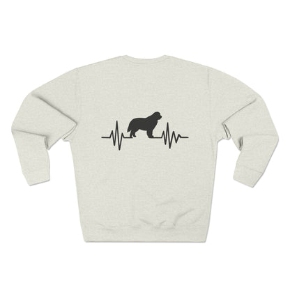 My Heart Beats For Newfies Unisex Crewneck Sweatshirt