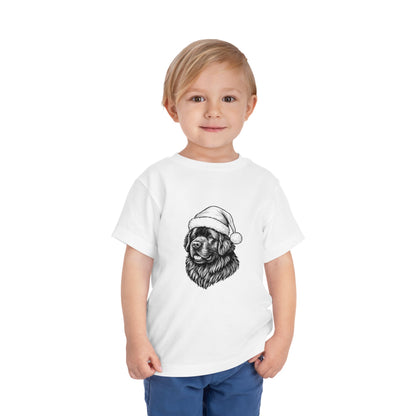 Santa Paws Newfie Toddler Unisex Short Sleeve Crewneck Tee