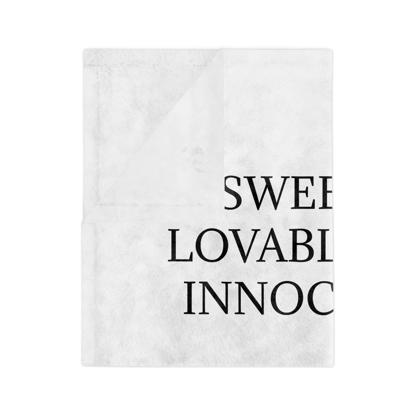 Blowing My Cover Velveteen Microfiber Blanket