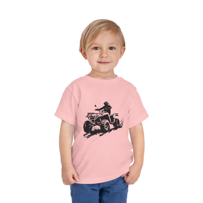Slingin' Mud Quad Toddler Unisex Short Sleeve Crewneck Tee