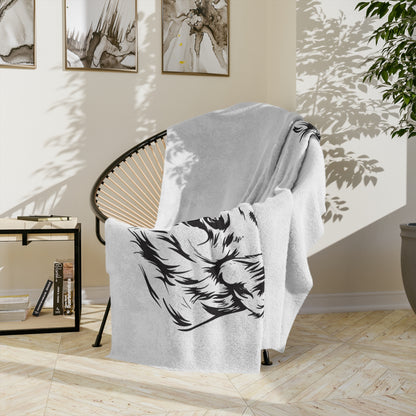 For The Love Of Gold Velveteen Microfiber Blanket