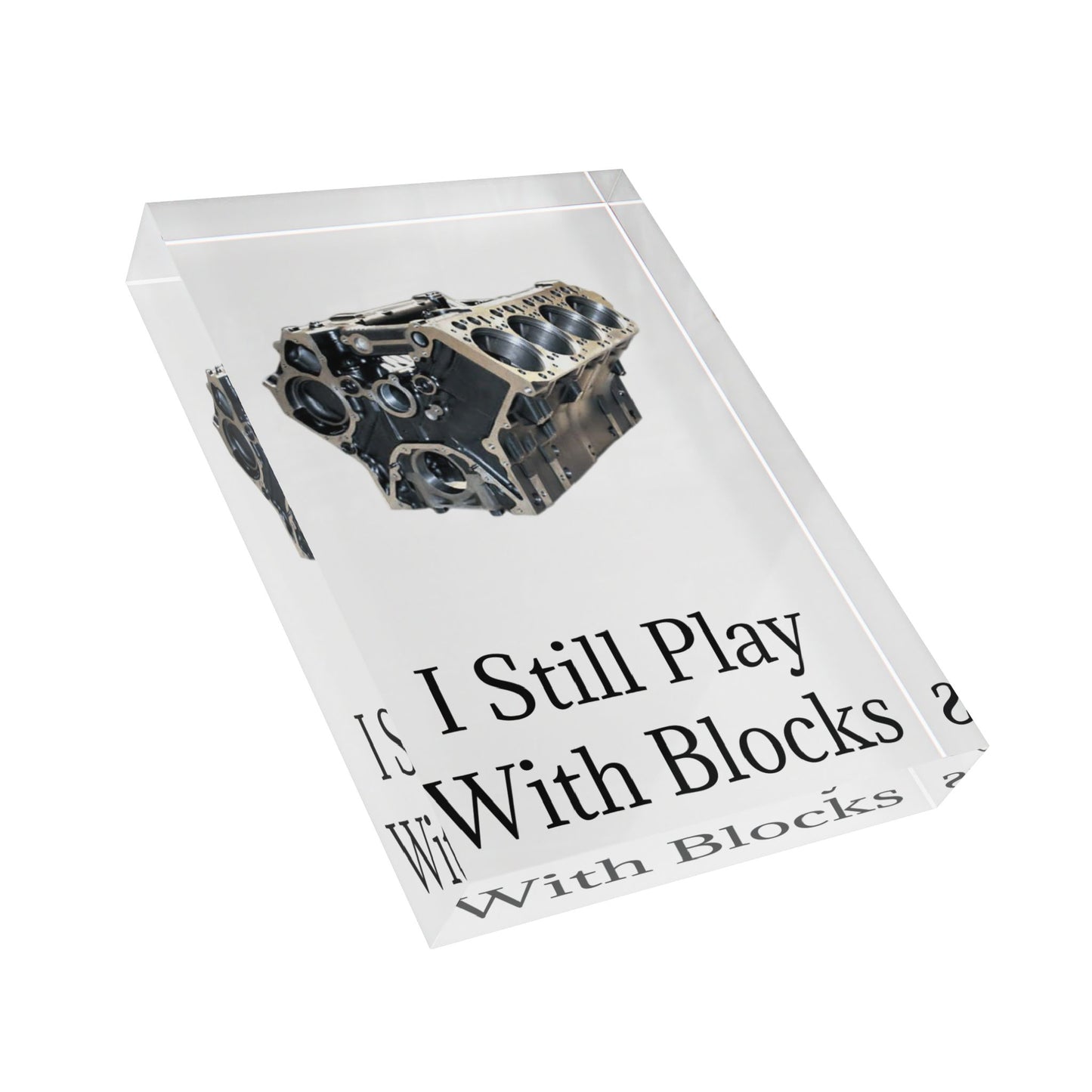Play With Blocks Acrylic Photo Block