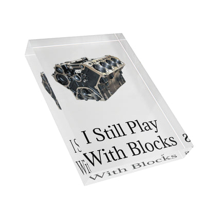 Play With Blocks Acrylic Photo Block